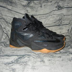 Nike LeBron XIII Black Lion Sneakers Size 9